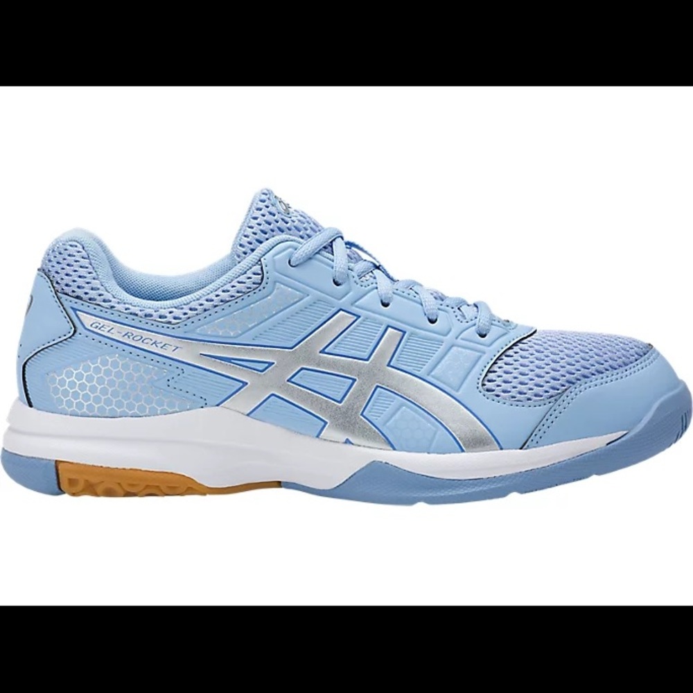 Blue asics gel rocket 8